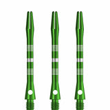 Designa Multiline Aluminium Shafts - Regrooved - Green Medium