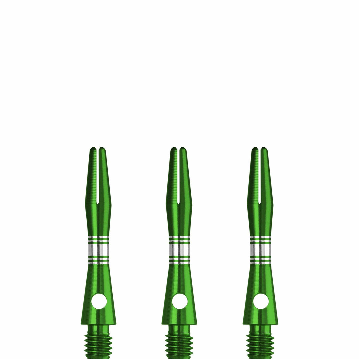 Designa Multiline Aluminium Shafts - Regrooved - Green Extra Short