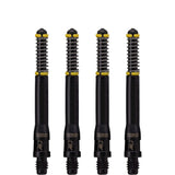 Cuesoul - Dart Shafts - Tero Flight System - AK7 - Standard - Set of 4 - Black Cuesoul 43.5mm