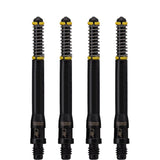 Cuesoul - Dart Shafts - Tero Flight System - AK7 - Standard - Set of 4 - Black Cuesoul 47mm