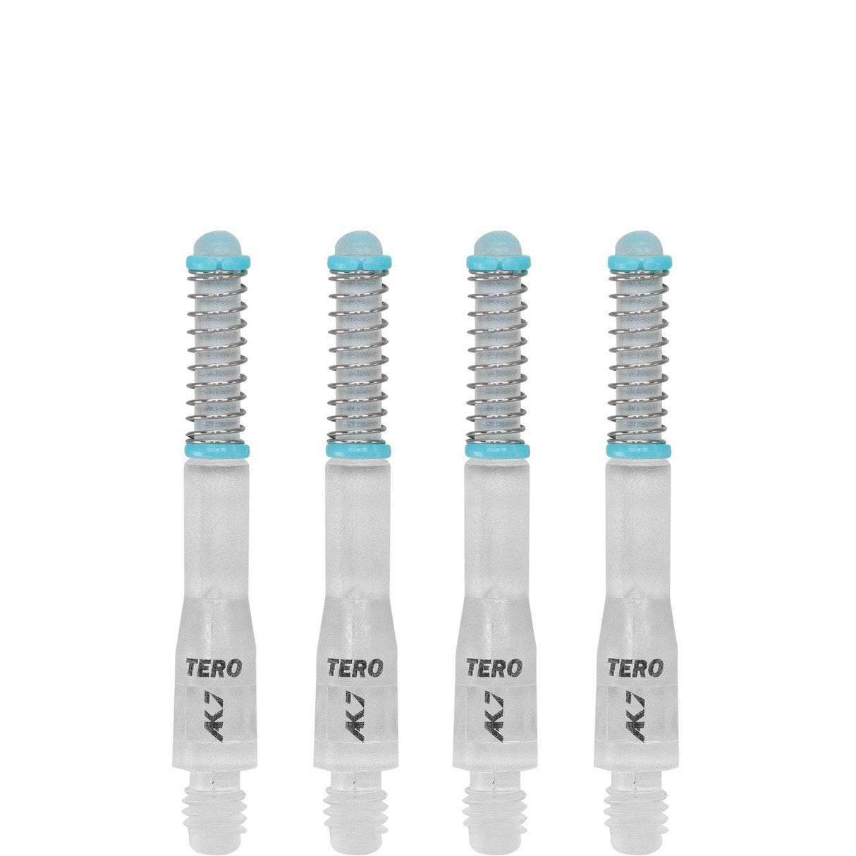 Cuesoul - Dart Shafts - Tero Flight System - AK7 - Standard - Set of 4 - Ice Clear Cuesoul 37mm