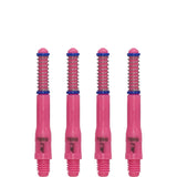 Cuesoul - Dart Shafts - Tero Flight System - AK7 - Standard - Set of 4 - Pink Cuesoul 37mm