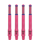 Cuesoul - Dart Shafts - Tero Flight System - AK7 - Standard - Set of 4 - Pink Cuesoul 47mm