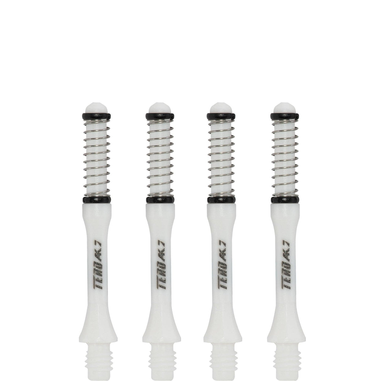 Cuesoul - Dart Shafts - Tero Flight System - AK7 - Slim - Set of 4 - White Cuesoul 37mm