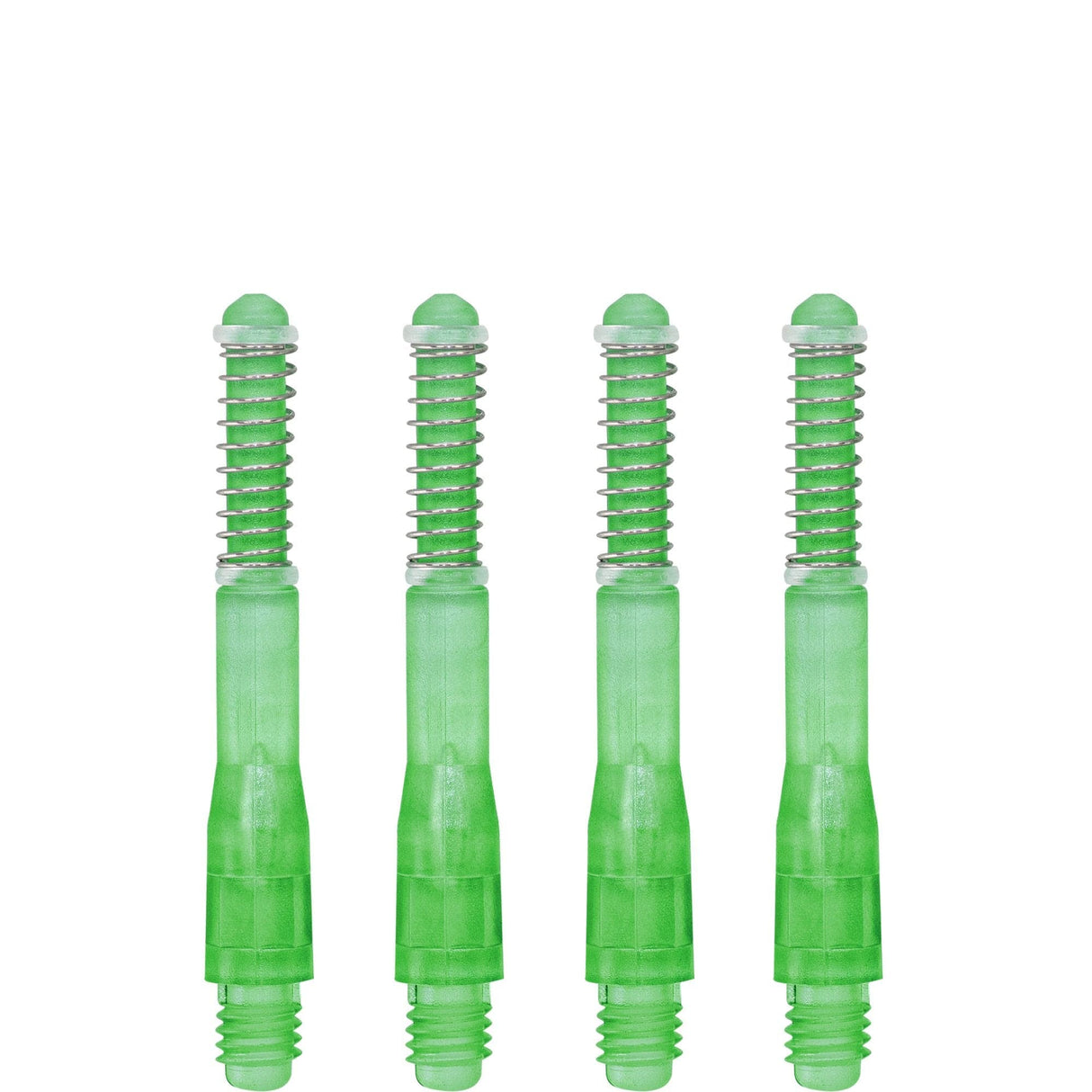 Cuesoul - Dart Shafts - Tero Flight System - AK7 - Gradient - Standard - Set of 4 - Lime Green Cuesoul 37mm