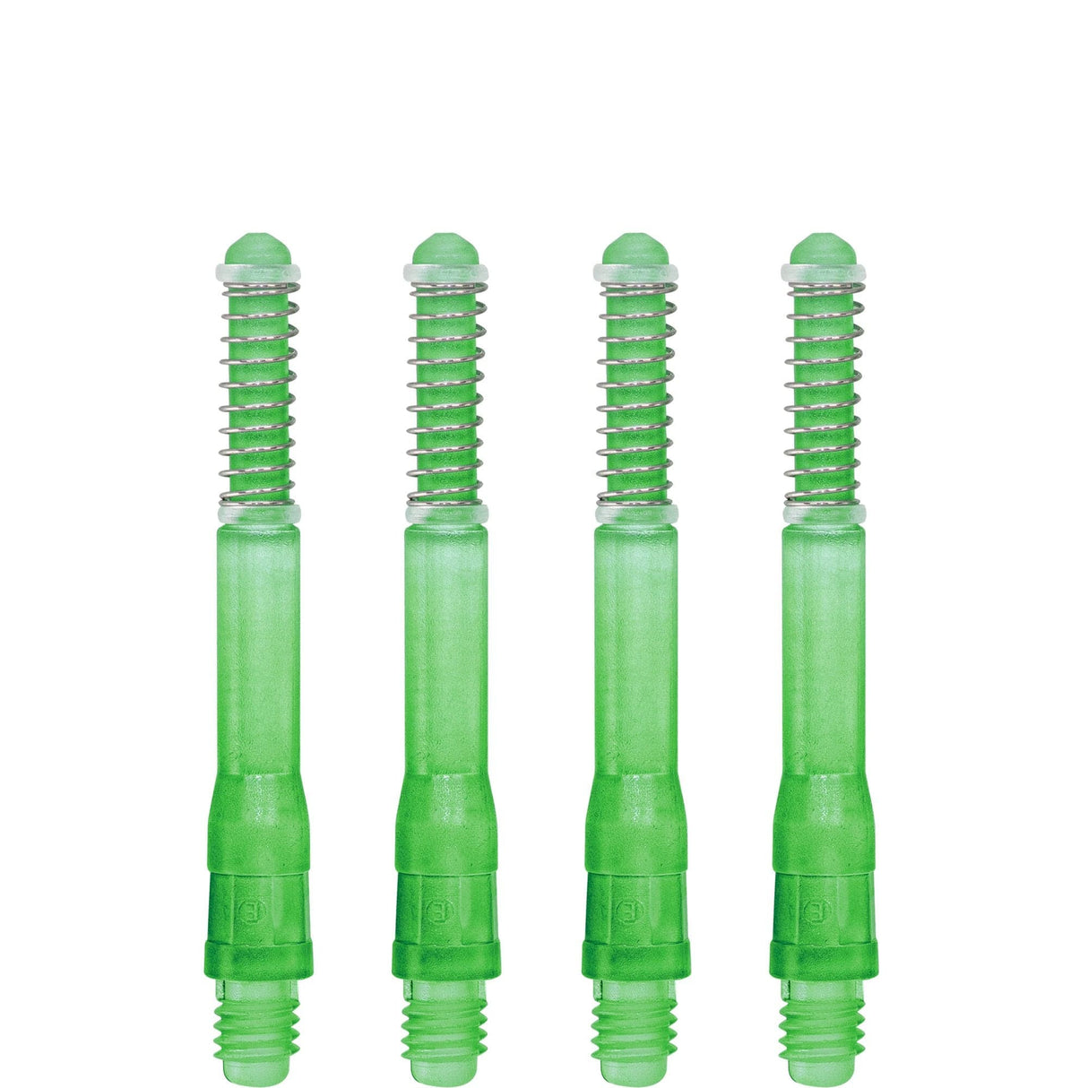 Cuesoul - Dart Shafts - Tero Flight System - AK7 - Gradient - Standard - Set of 4 - Lime Green Cuesoul 40mm