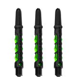 Harrows Carbon ST Shafts - Dart Stems - Black & Green Tweenie