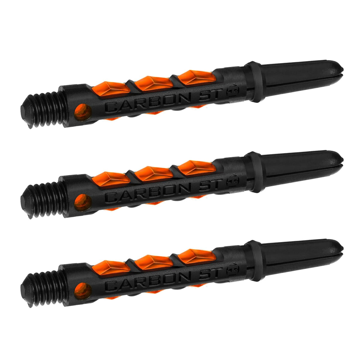 Harrows Carbon ST Shafts - Dart Stems - Black & Orange