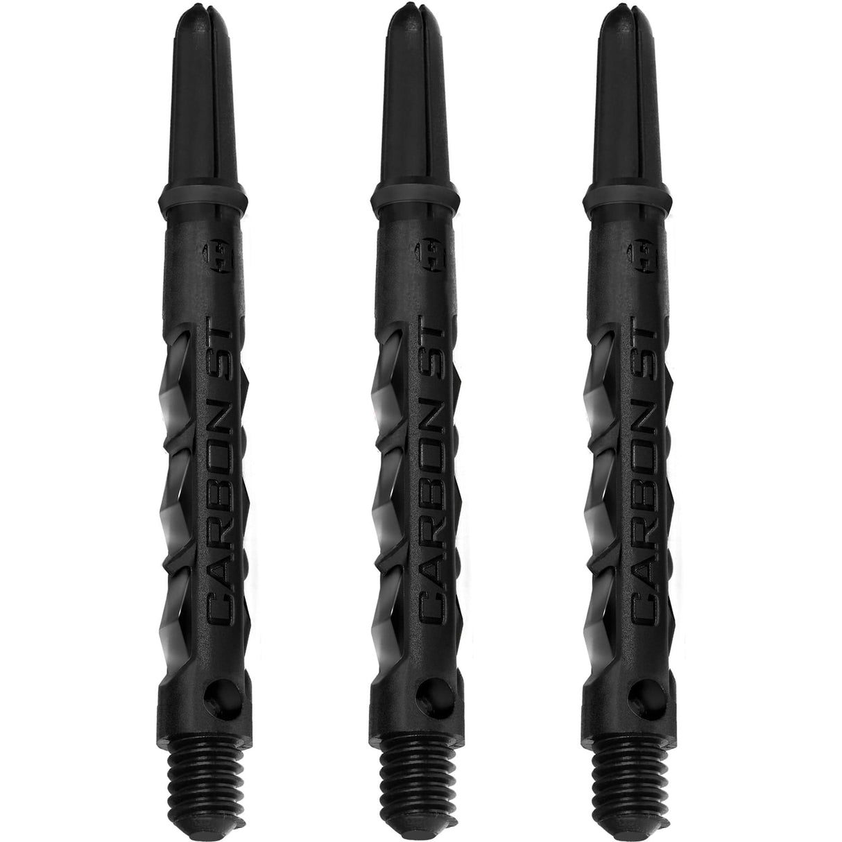 Harrows Carbon ST Shafts - Dart Stems - Black & Smokey Medium