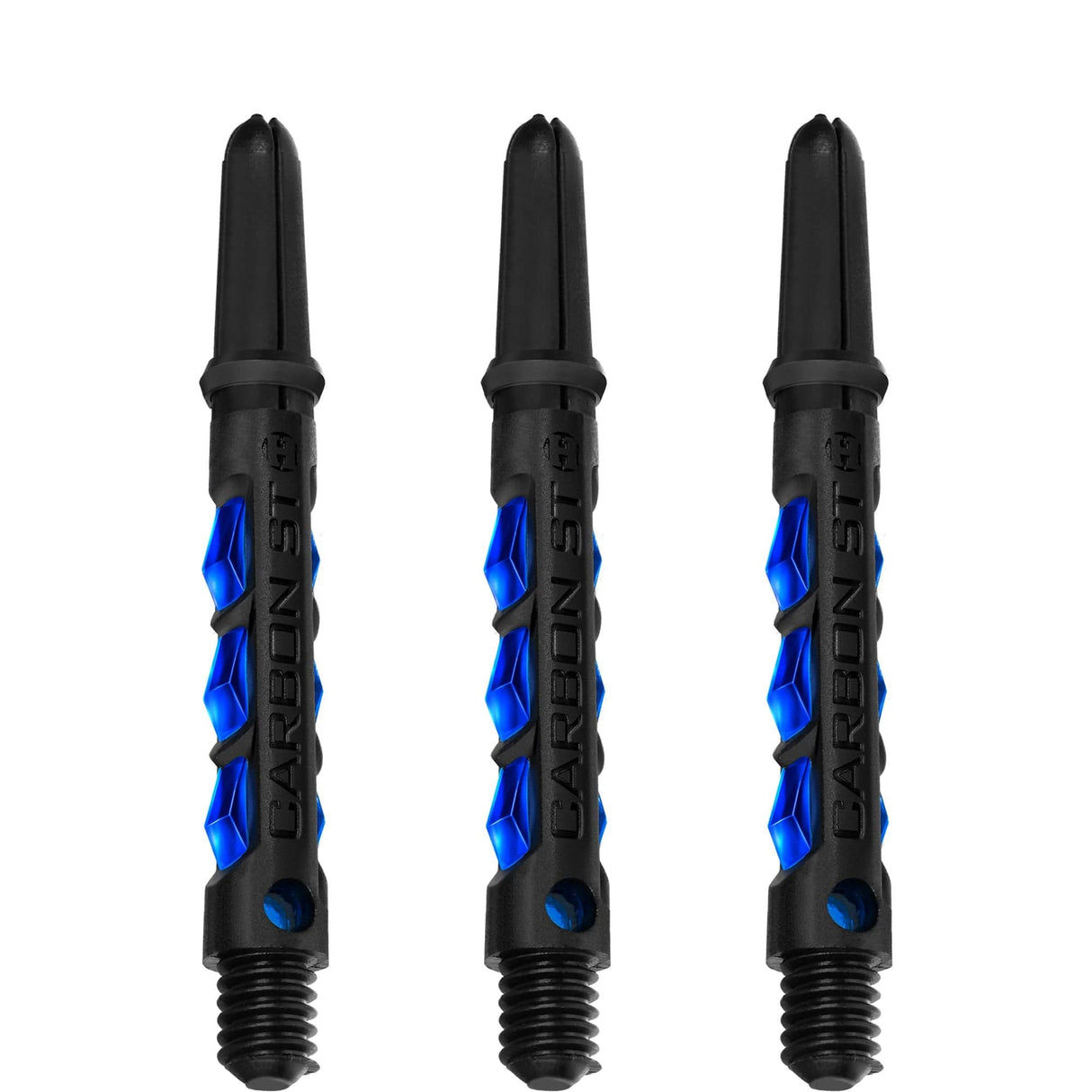 Harrows Carbon ST Shafts - Dart Stems - Black & Blue Tweenie