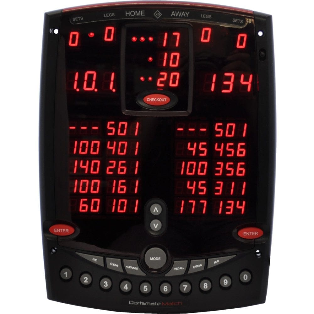 Scoreboards - Dart Scorer - League Approved - Dartsmate Match - includes vs computer AUS Plug