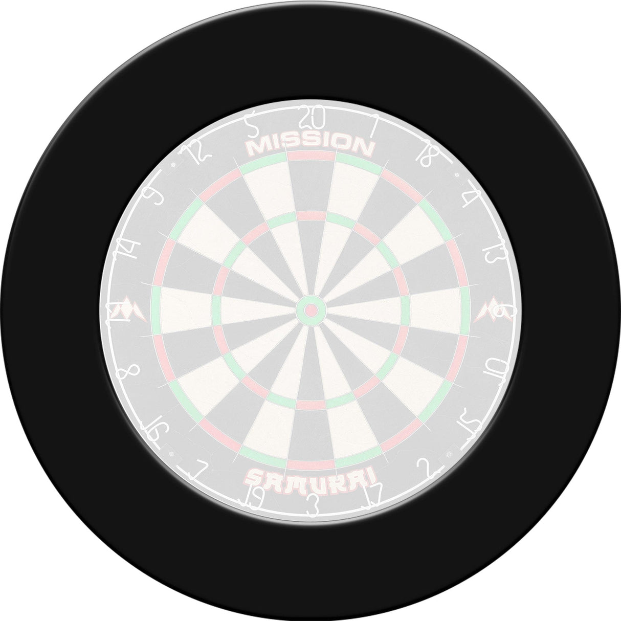 Mission Dartboard Surround - Pro - Heavy Duty - Plain Black