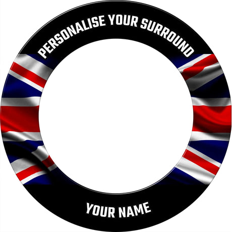 Designa Dartboard Surround - Design Collection - Heavy Duty - Union Jack 2 PERS