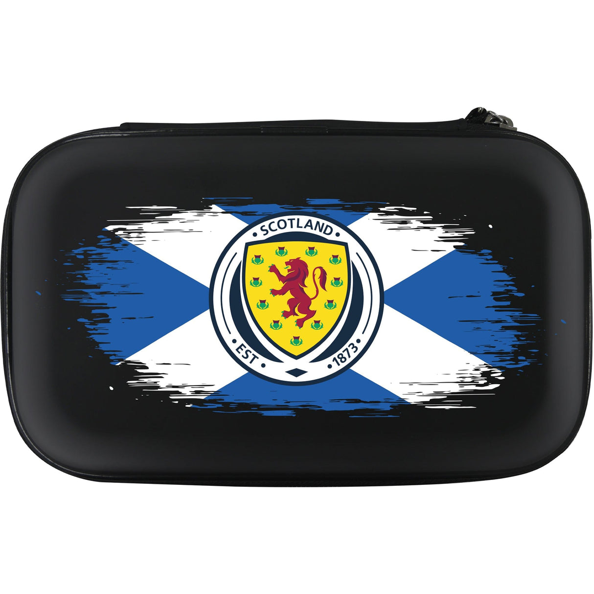 Scotland Football Darts Case - Official Licensed - Black - W1 - St Andrew - Blue