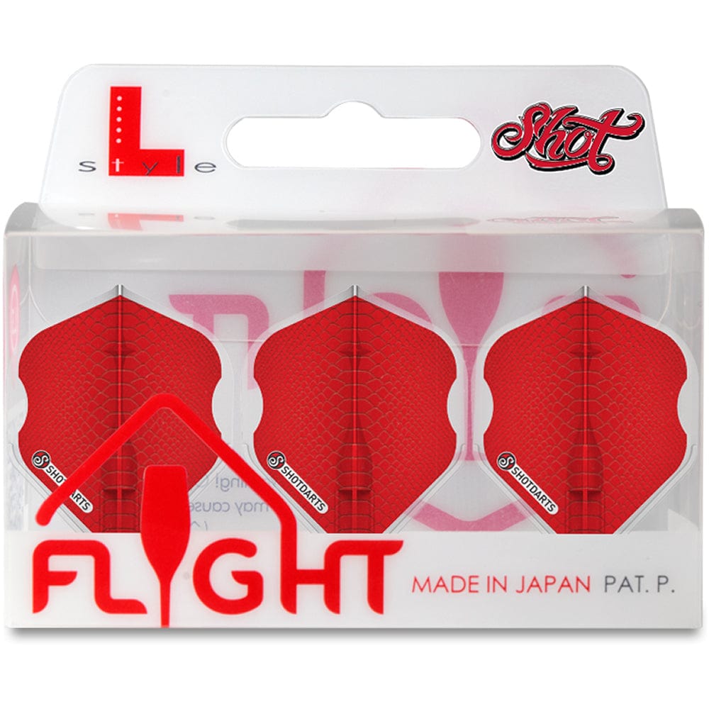 Shot - EZ L-Flights - Integrated Champagne Ring - L1EZ - Americana Gator - Red