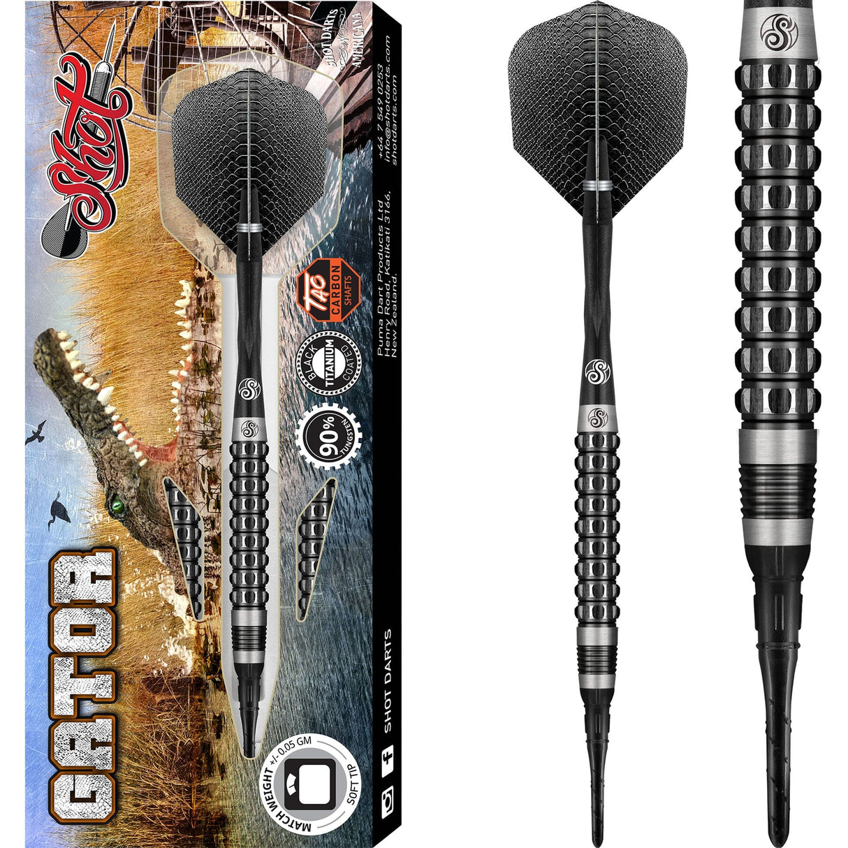 Shot Americana Darts - Soft Tip Tungsten - Gator 18g