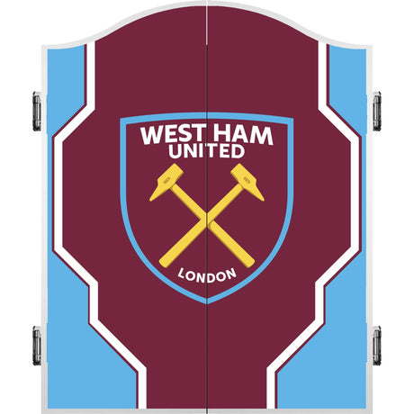 West Ham United FC - Official Licensed - Dartboard Cabinet - C3 - Geo