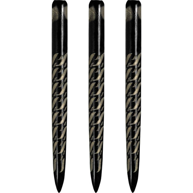 One80 Aztec Dart Points - Style D - Black - Swirl 32mm