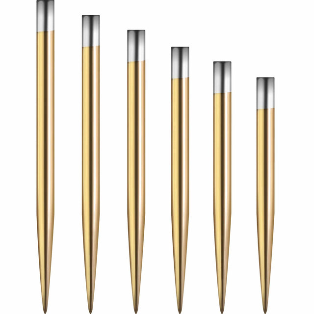 Mission Glide Dart Points - Spare Points - Plain - Gold 30mm