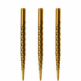 Shot Spare Dart Points - Warrior - 35mm - Cinder Grip - Gold