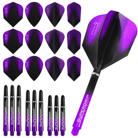 Harrows Sonic Fusion X - Flight & Shaft Combo Kit - Mixed - Purple