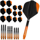 Designa Infusion - Flights & Shafts Combo Kit - Mixed - Orange