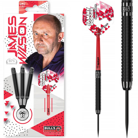 BULL'S James Wilson Darts - Steel Tip - Jammy Dodger 22g