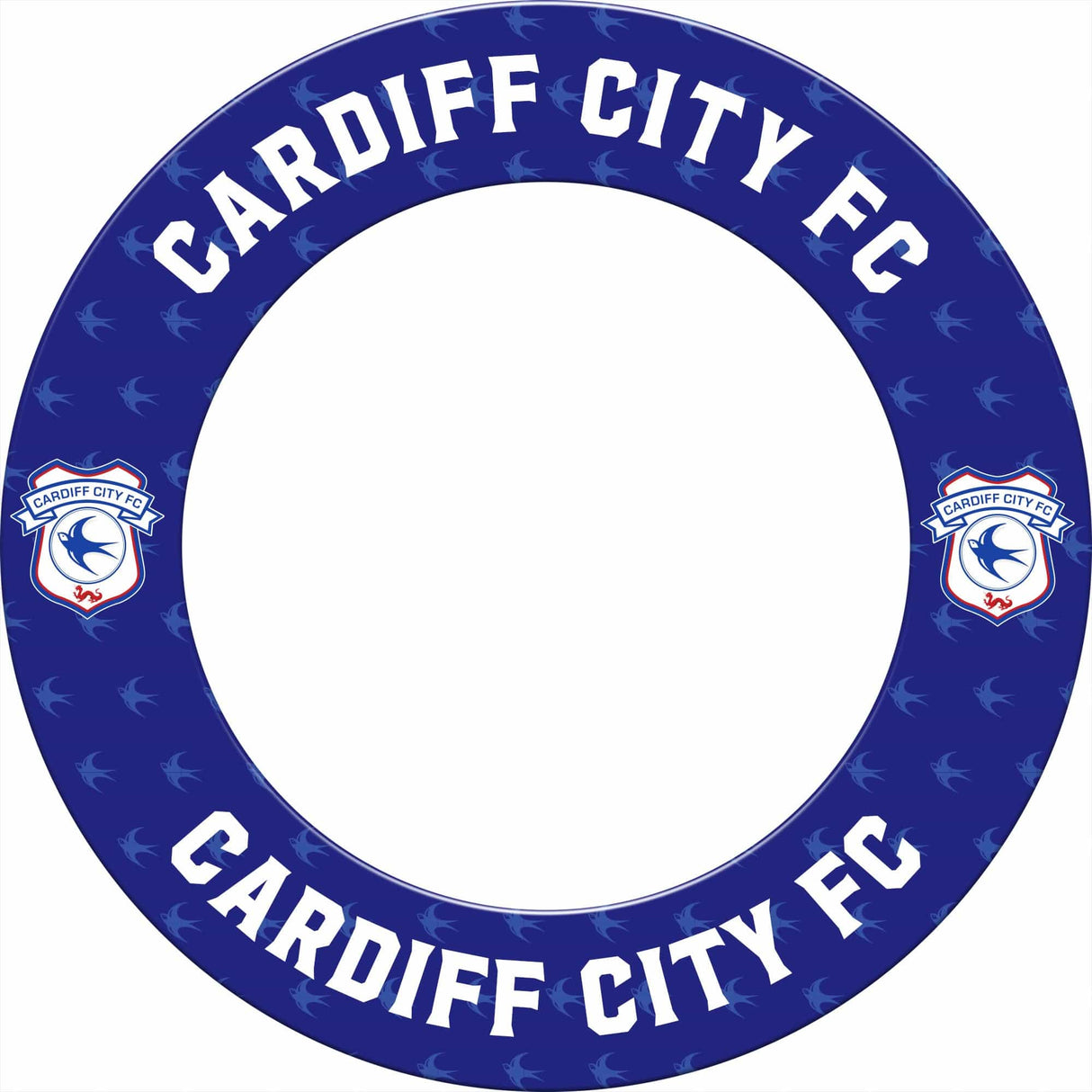 Cardiff City FC - Official Licensed - Dartboard Surround - S4 - Bluebird Crest