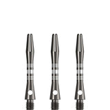 Designa Multiline Aluminium Shafts - Regrooved - Gun Metal Short