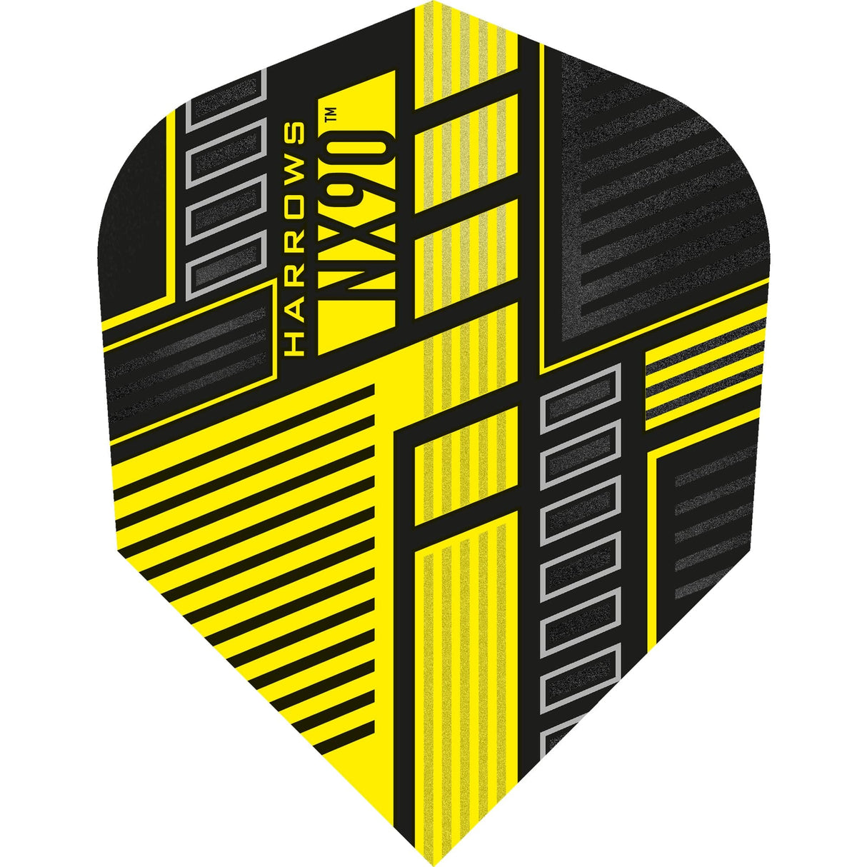 Harrows NX90 Dart Flights - No6 - Std Yellow