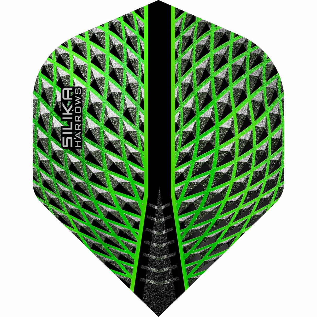 Harrows Silika Dart Flights - No2 - Std Green