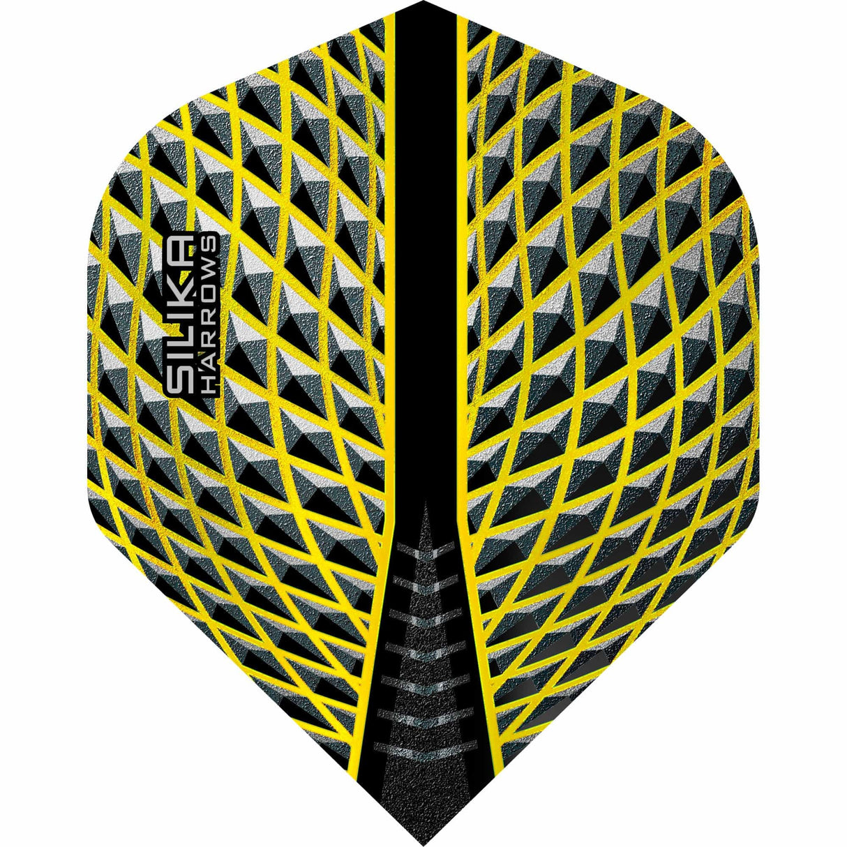 Harrows Silika Dart Flights - No2 - Std Yellow