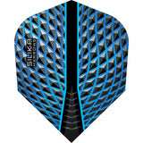 Harrows Silika Dart Flights - No6 - Std Aqua Blue