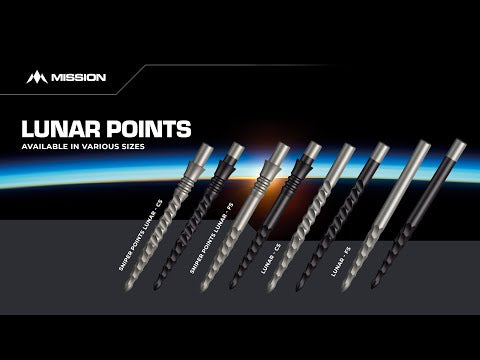 Mission Sniper Points - Steel Tip - Precision Spare Points - Lunar FS - Silver