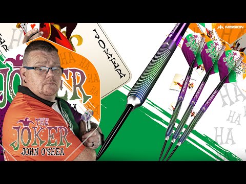 *Mission John O Shea Darts - Steel Tip - The Joker - Coral