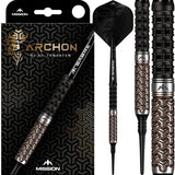 Mission Archon Darts - Soft Tip - 97.5% - Black & Bronze PVD 18g