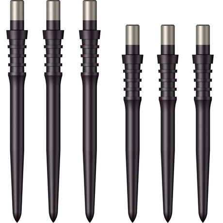 Mission Sniper Points - Steel Tip - Precision Spare Points - Titan Pro - Black