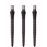 Mission Sniper Points - Steel Tip - Precision Spare Points - Ripple - Black 28mm