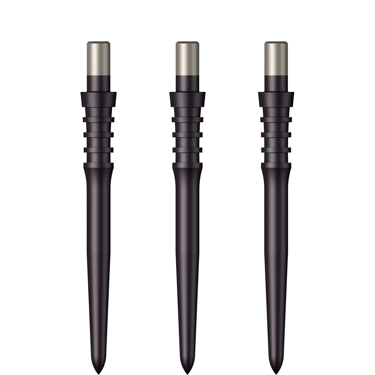 Mission Sniper Points - Steel Tip - Precision Spare Points - Titan Pro - Black 28mm