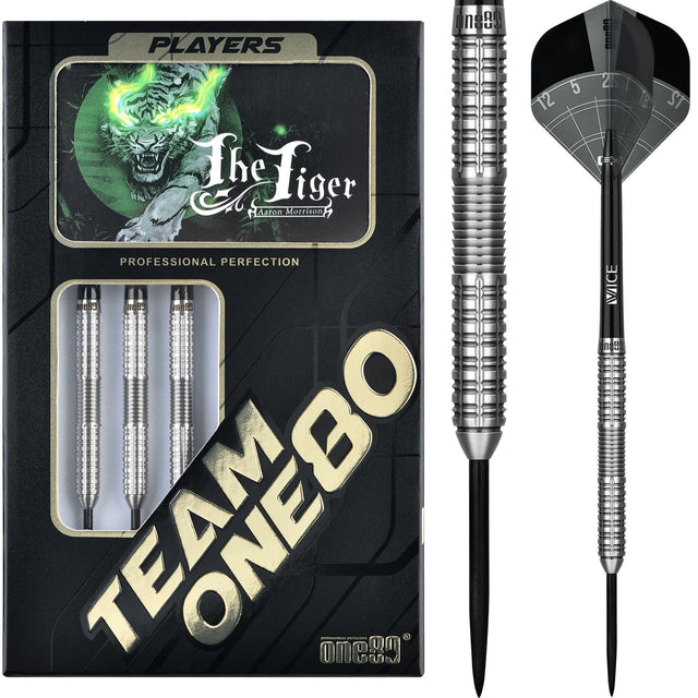 One80 Aaron Morrison Darts - Steel Tip - The Tiger 22g