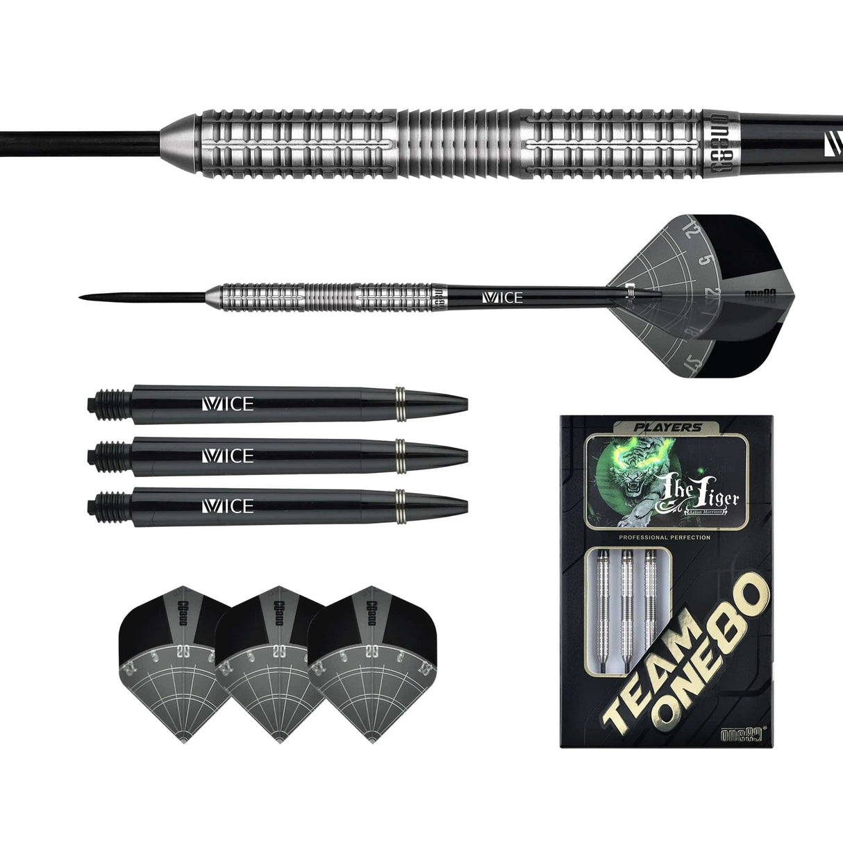 One80 Aaron Morrison Darts - Steel Tip - The Tiger 22g