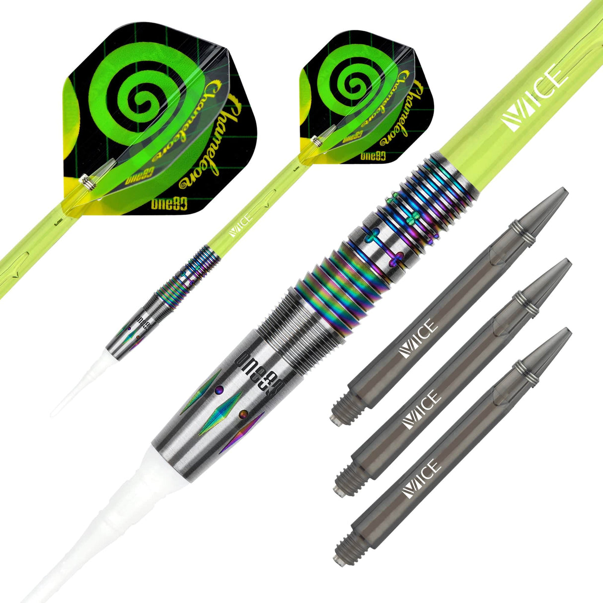 One80 Chameleon Darts - Soft Tip - Ruby - 19.5g 19g