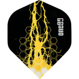 One80 Dart Flights - 100 Micron - Charge Flight - No2 - Std Yellow