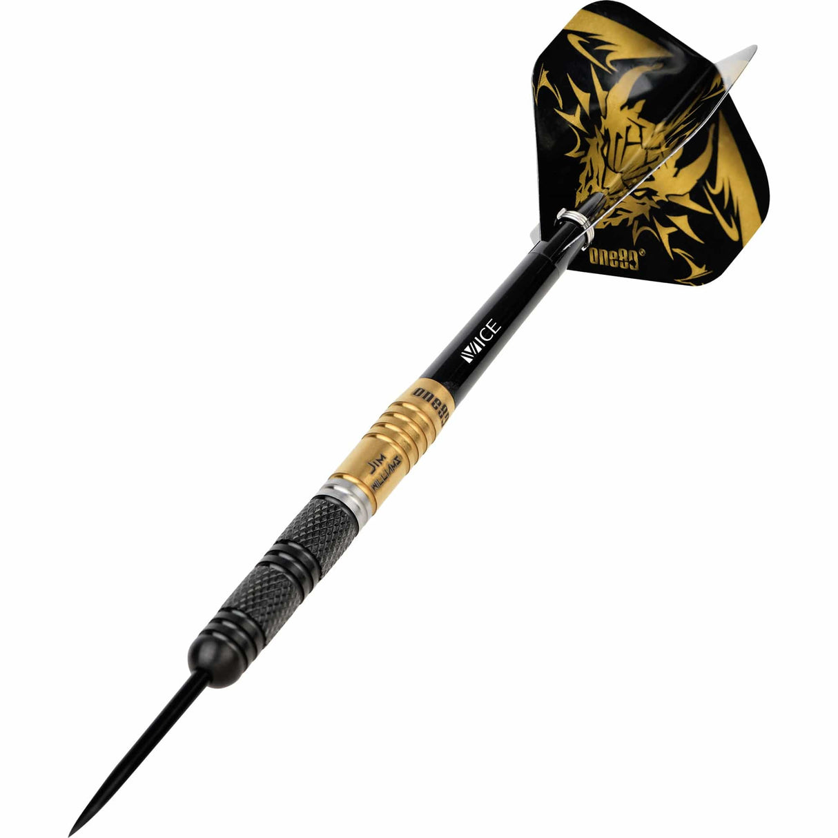 One80 Jim Williams Darts - Steel Tip - Black & Gold