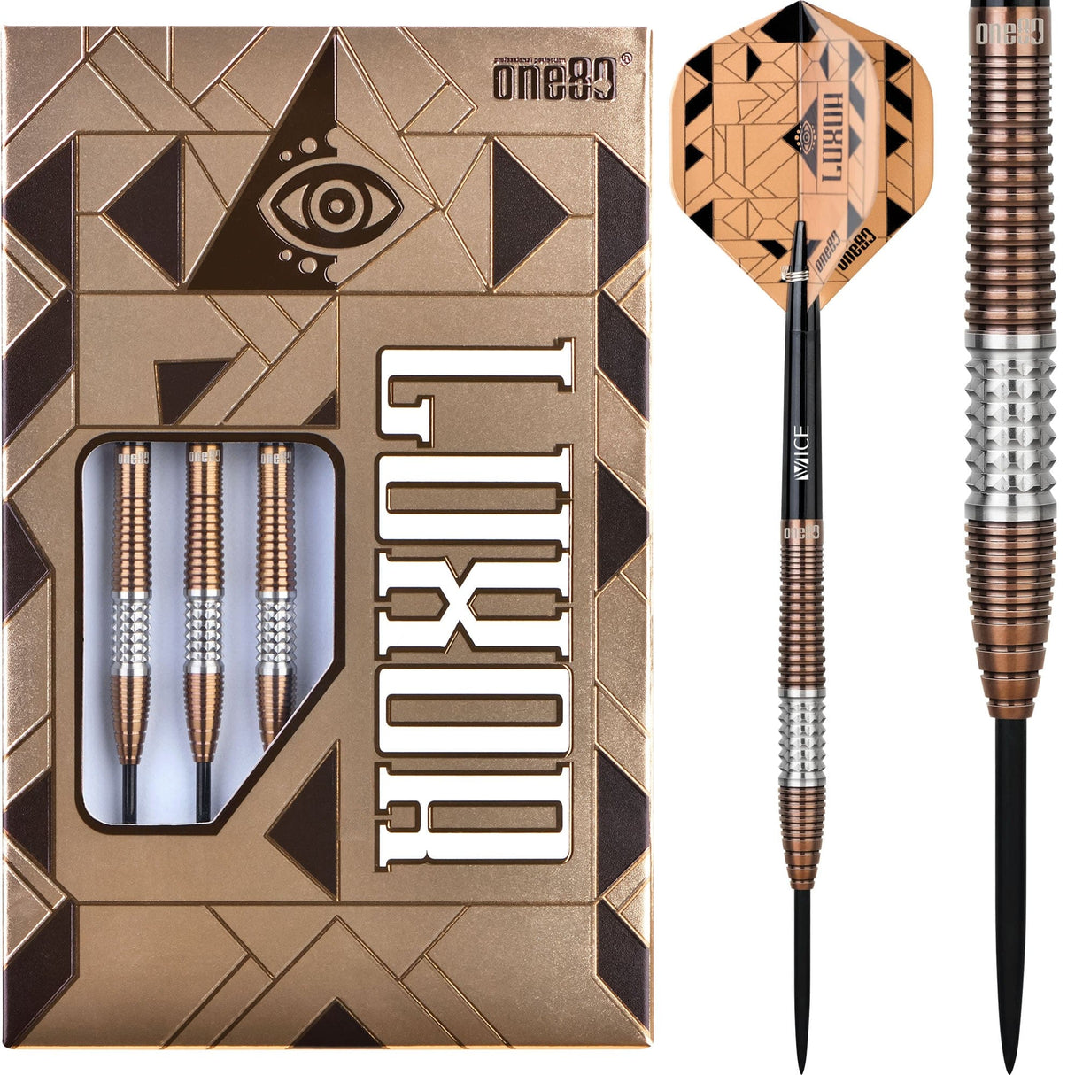 One80 Luxor Gamma Darts - Steel Tip - Bronze 21g