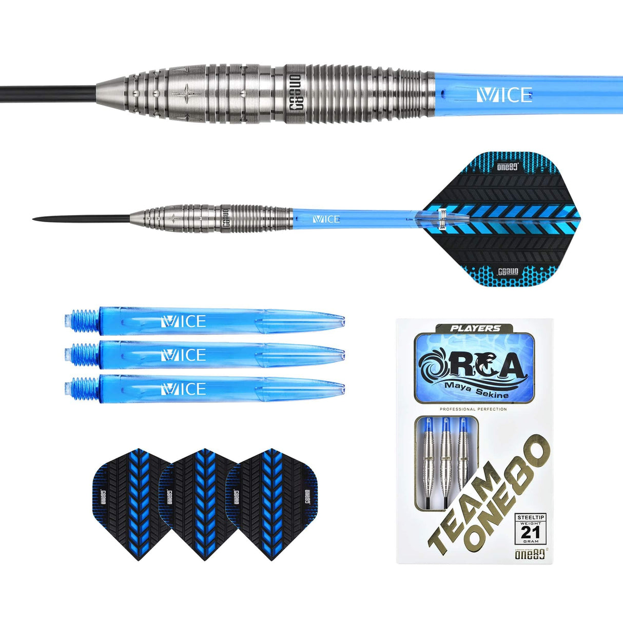 One80 Maya Sekine Darts - Steel Tip - Orca 21g