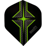 One80 Dart Flights - 100 Micron - Star Flight - No2 - Std Green