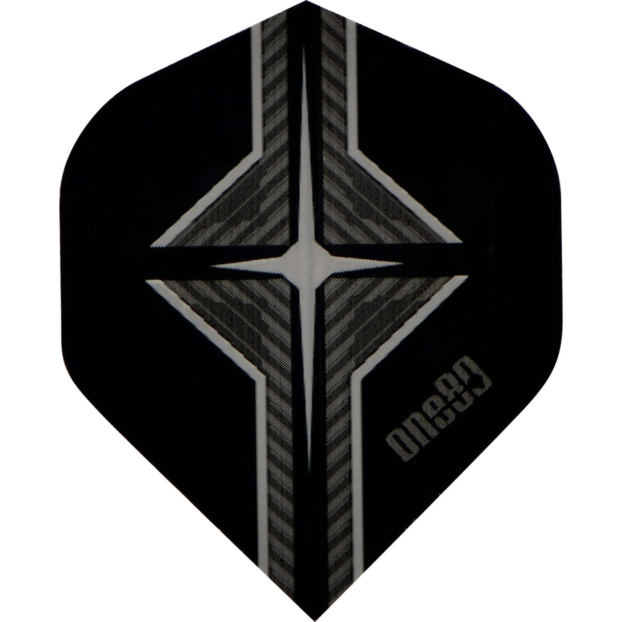 One80 Dart Flights - 100 Micron - Star Flight - No2 - Std Grey