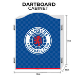 Rangers FC Dartboard Cabinet - Official Licensed - RFC - C1 - Check