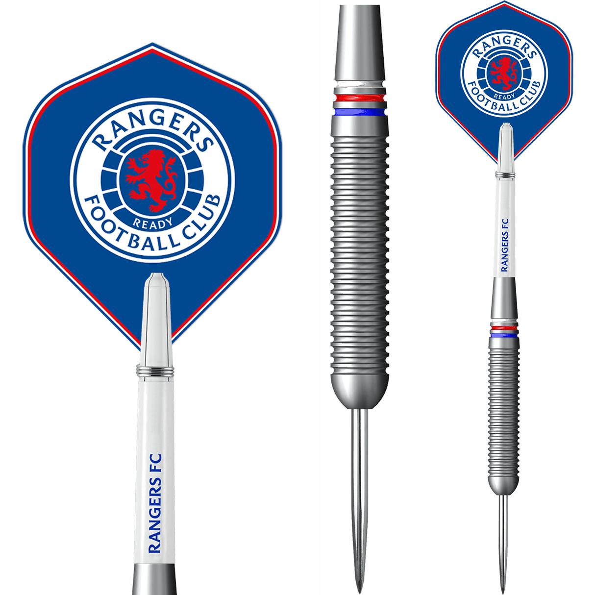 Rangers FC Darts - Steel Tip Brass - Official Licensed - RFC - 22g 22g